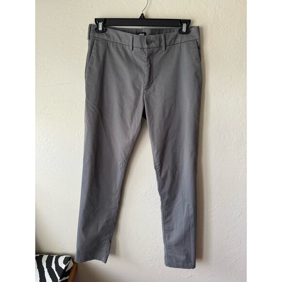 Express Slim Hyper Stretch Chino Pants in Gray Size  32 x 34 - Picture 5 of 8